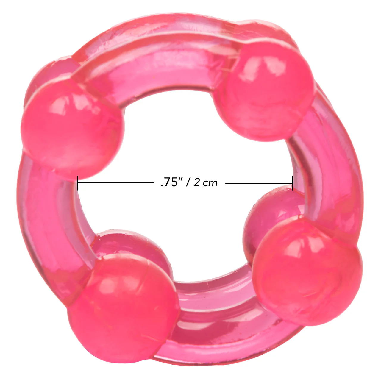 Rings! Island Rings Double Stacker Cock Rings (2 piece set) - Pink - Image 5