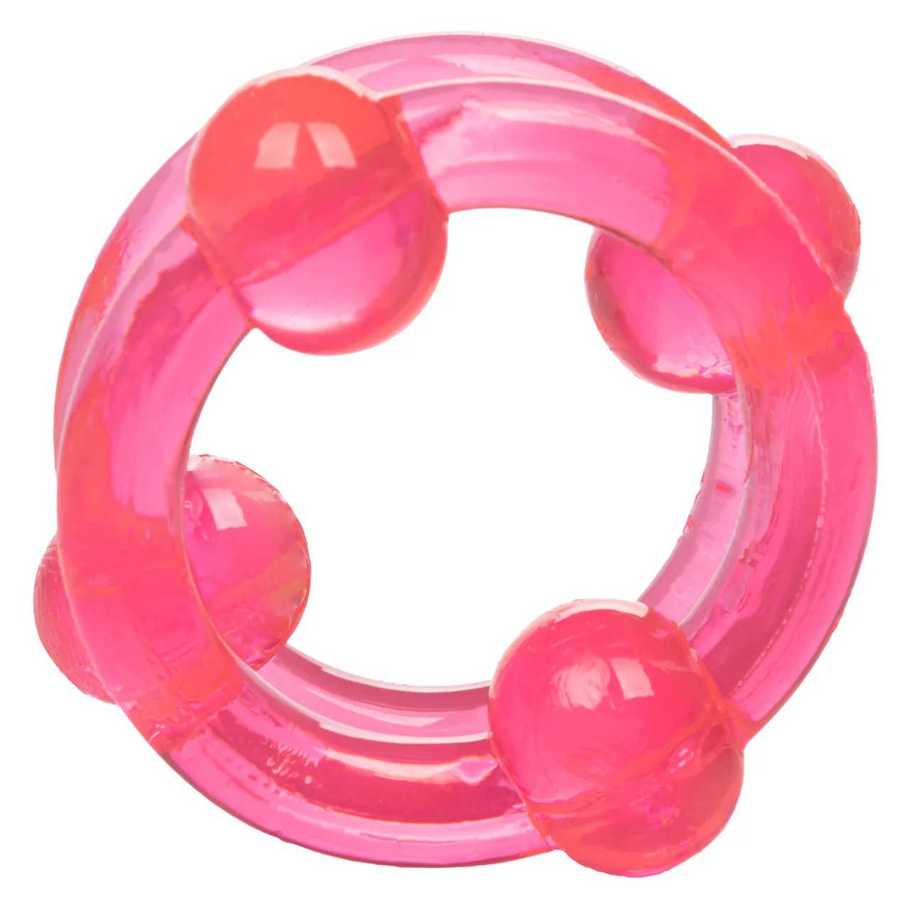 Rings! Island Rings Double Stacker Cock Rings (2 piece set) - Pink - Image 7