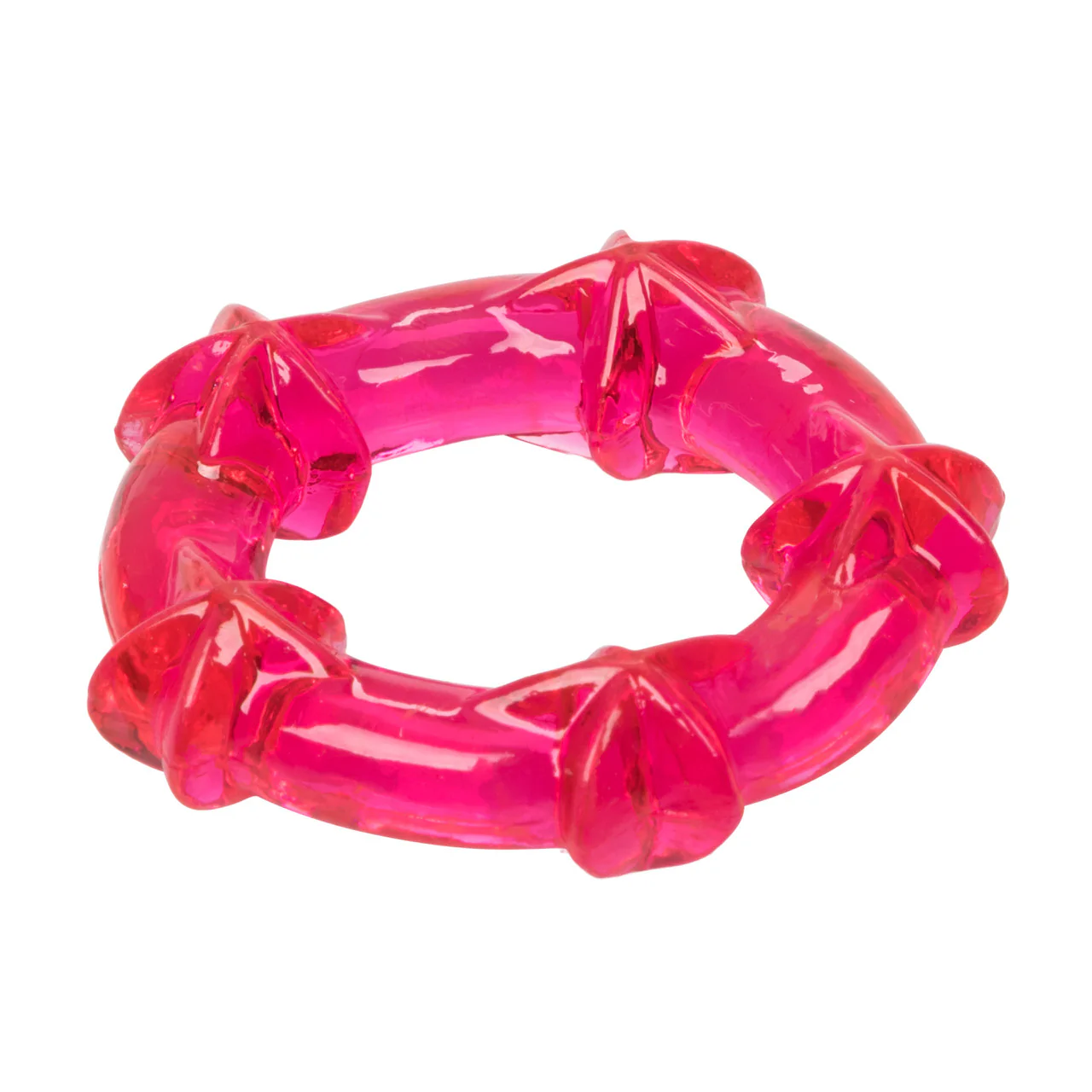 Rings! Magic C Rings Cock Rings (3 Piece Set) - Red - Image 10