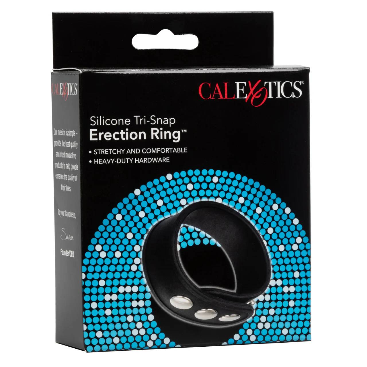 Rings! Silicone Tri-Snap Erection Cock Ring - Image 3