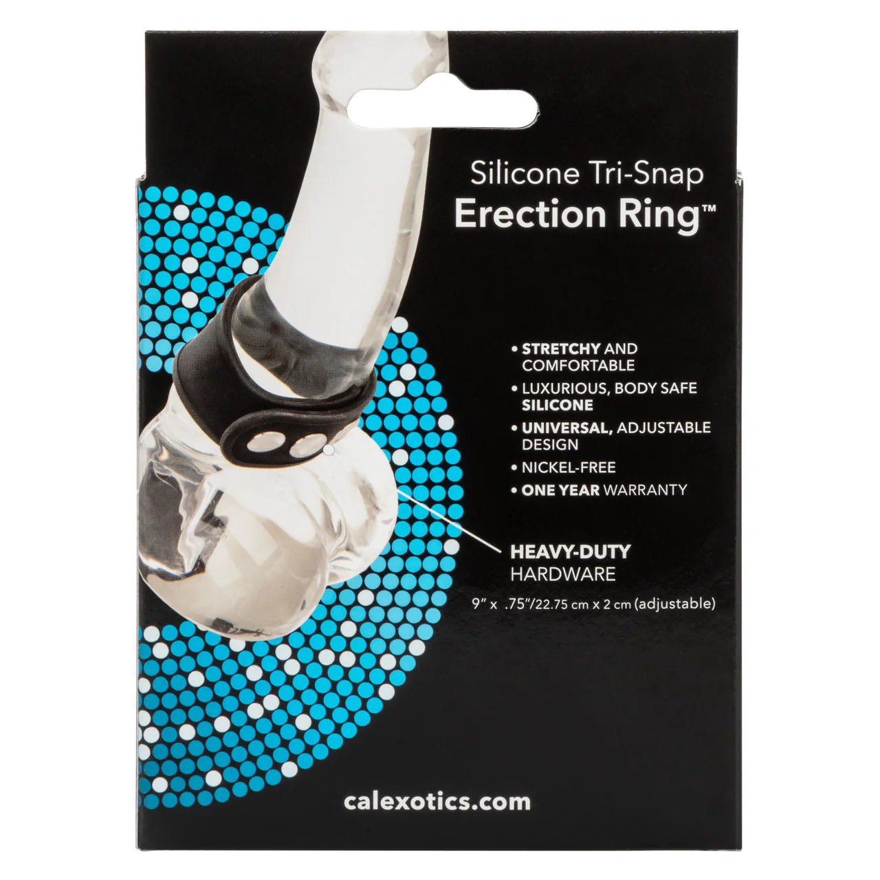 Rings! Silicone Tri-Snap Erection Cock Ring - Image 4