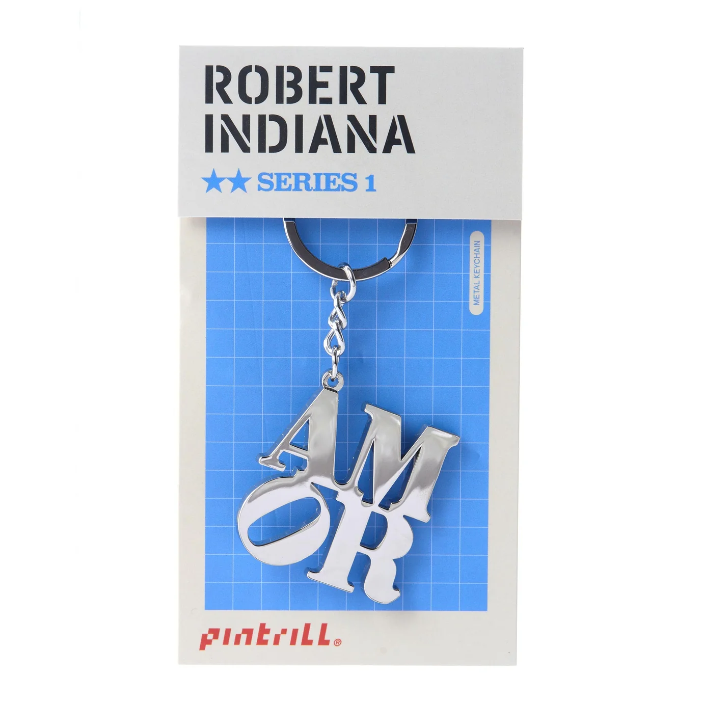 ROBERT INDIANA Amor Keychain - Silver - Image 2