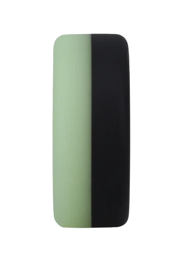 Rock Solid The Big O Glow in the Dark Silicone Cock Ring - Green/Black - Image 5