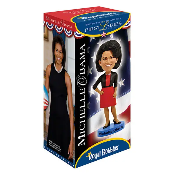 Michelle Obama Collectible Bobblehead Statue - Image 5