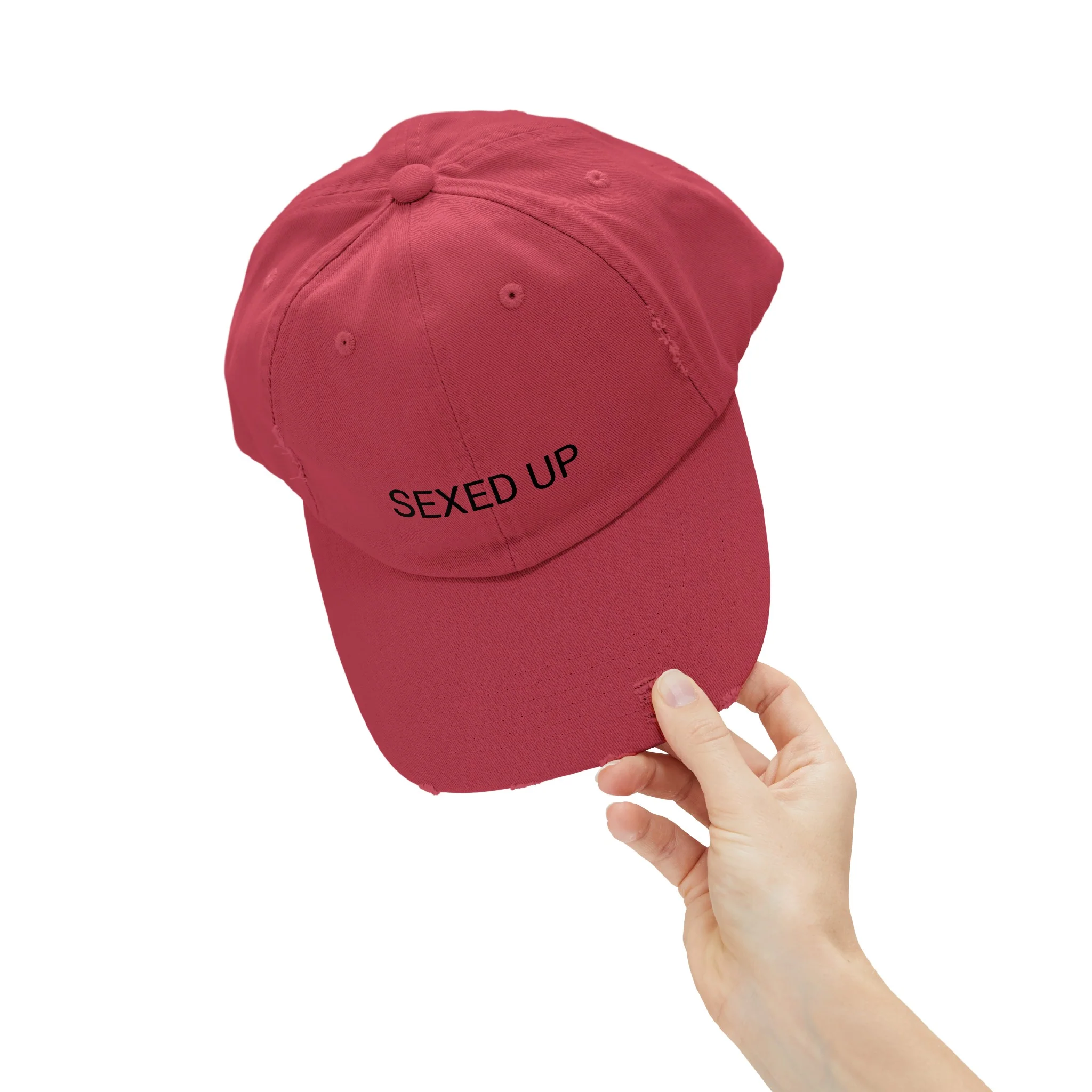 SEXED UP Distressed Cap in 6 colors - Image 17
