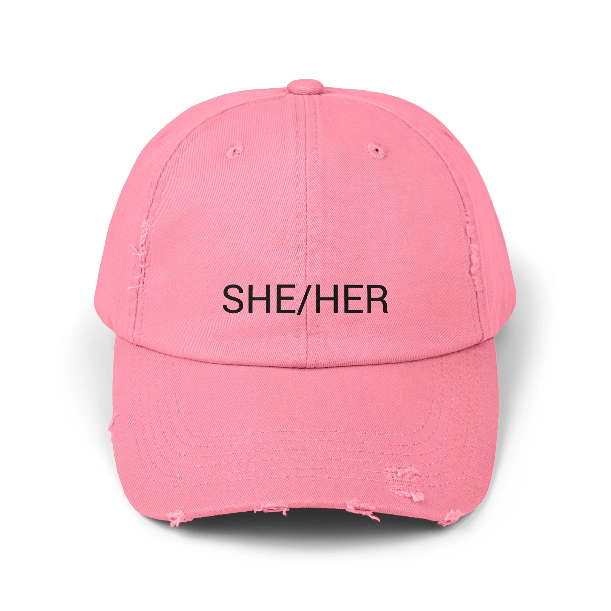 SHE/HER Distressed Cap in 6 colors - Image 7
