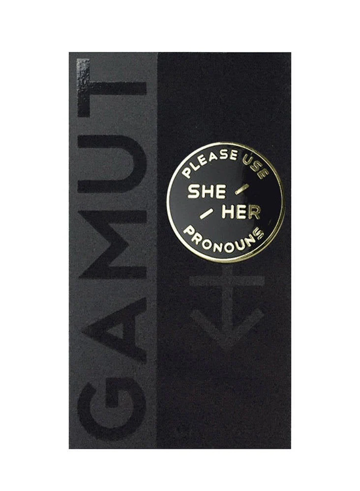 SHE / HER ENAMEL PRONOUN PIN - Image 4