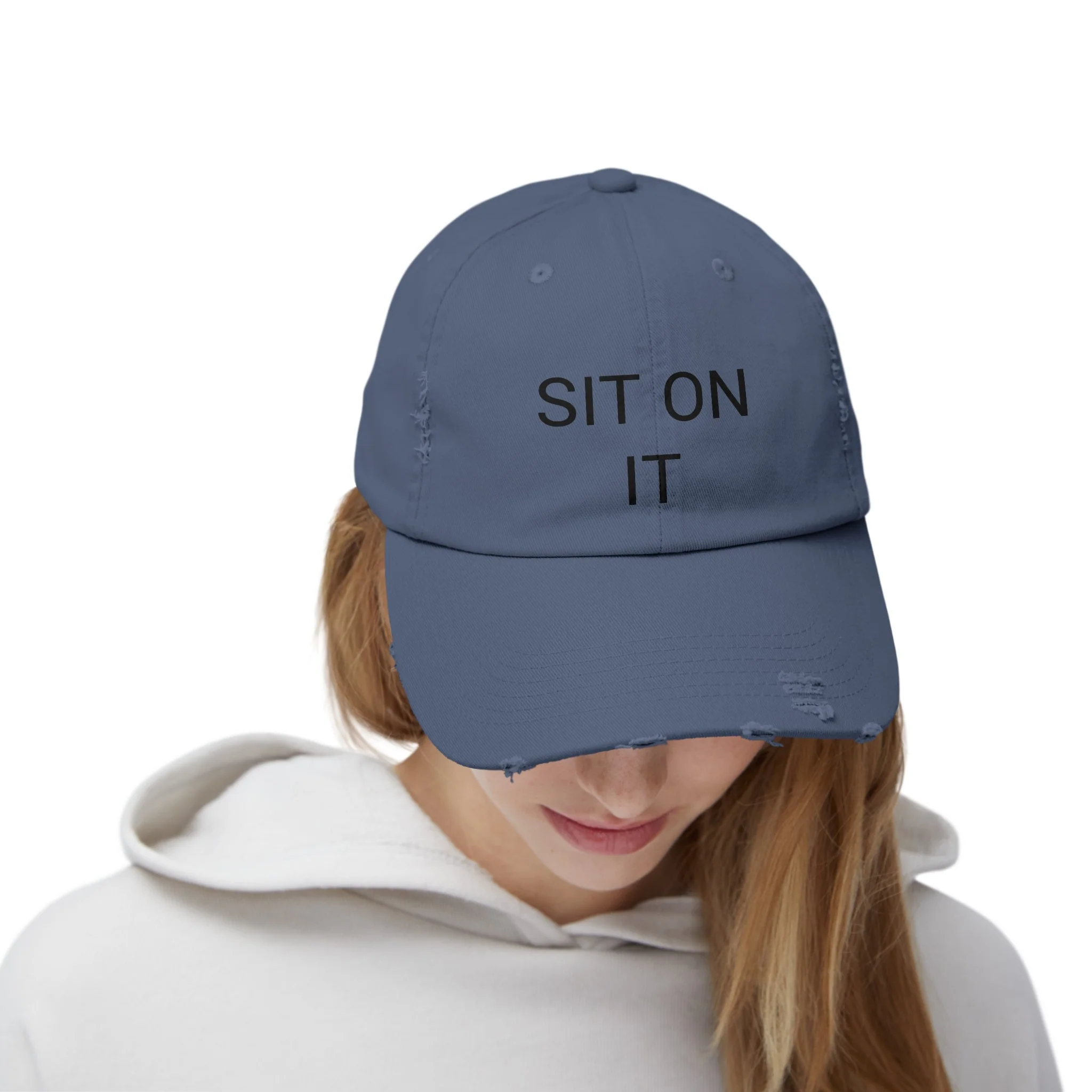 SIT ON IT Distressed Cap in 6 colors - Image 18