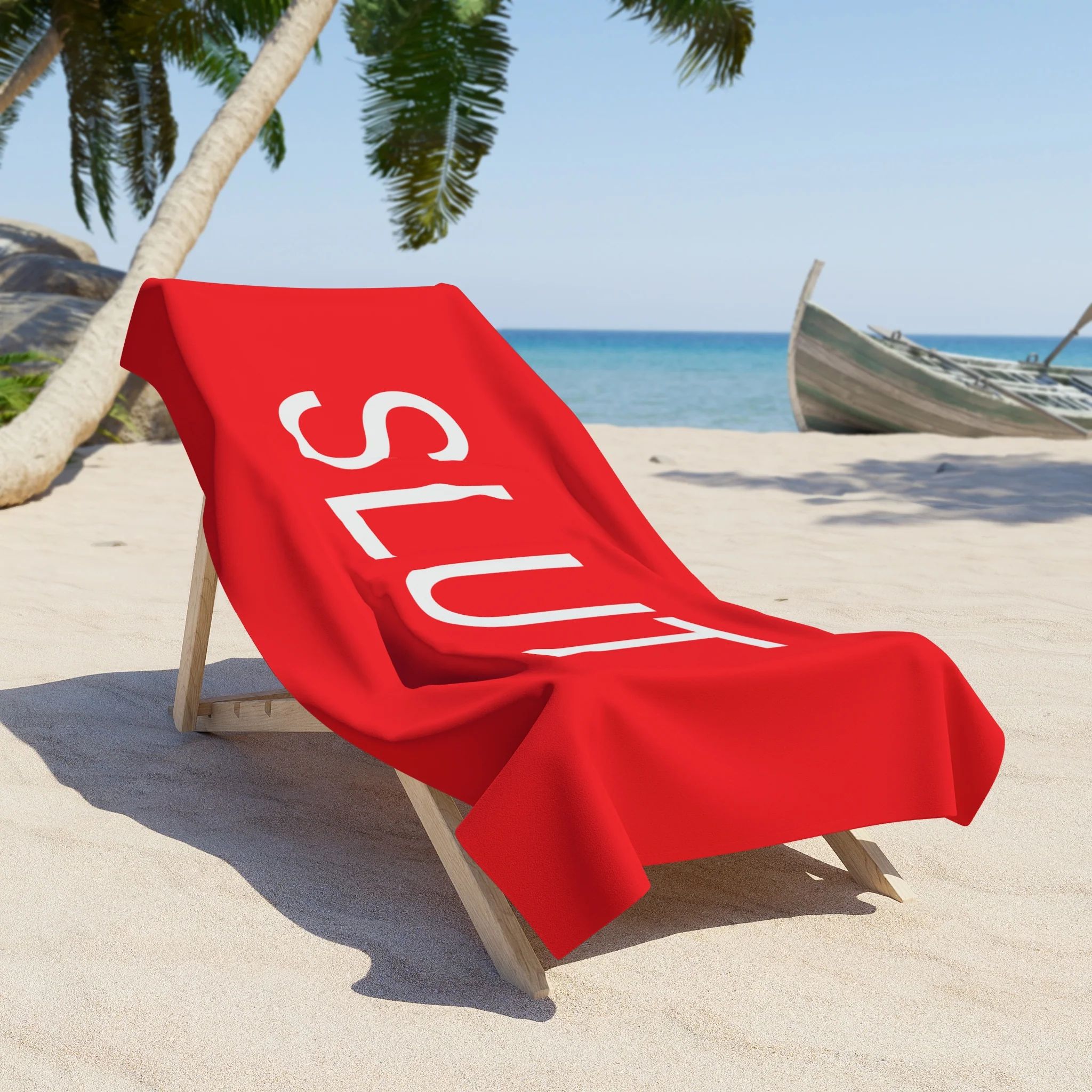 Slut Beach Towel by CULTUREEDIT - Image 3