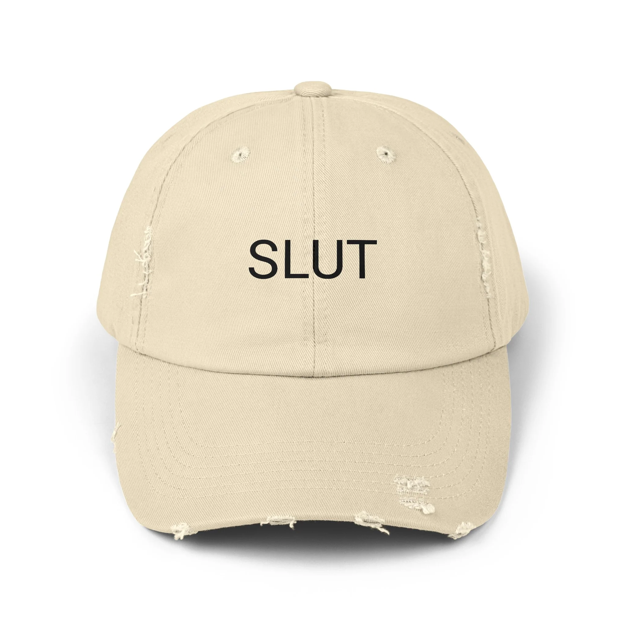 SLUT Distressed Cap in 6 colors