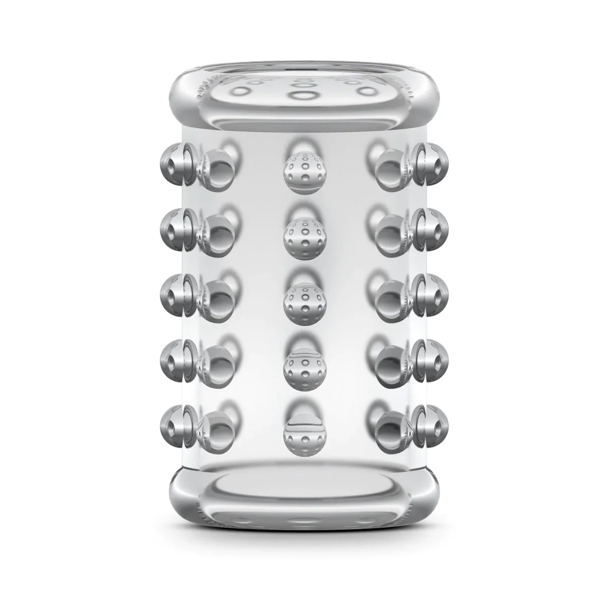 Stay Hard 02 Clear Soft Tickler Studded Penis Sleeve - Image 5