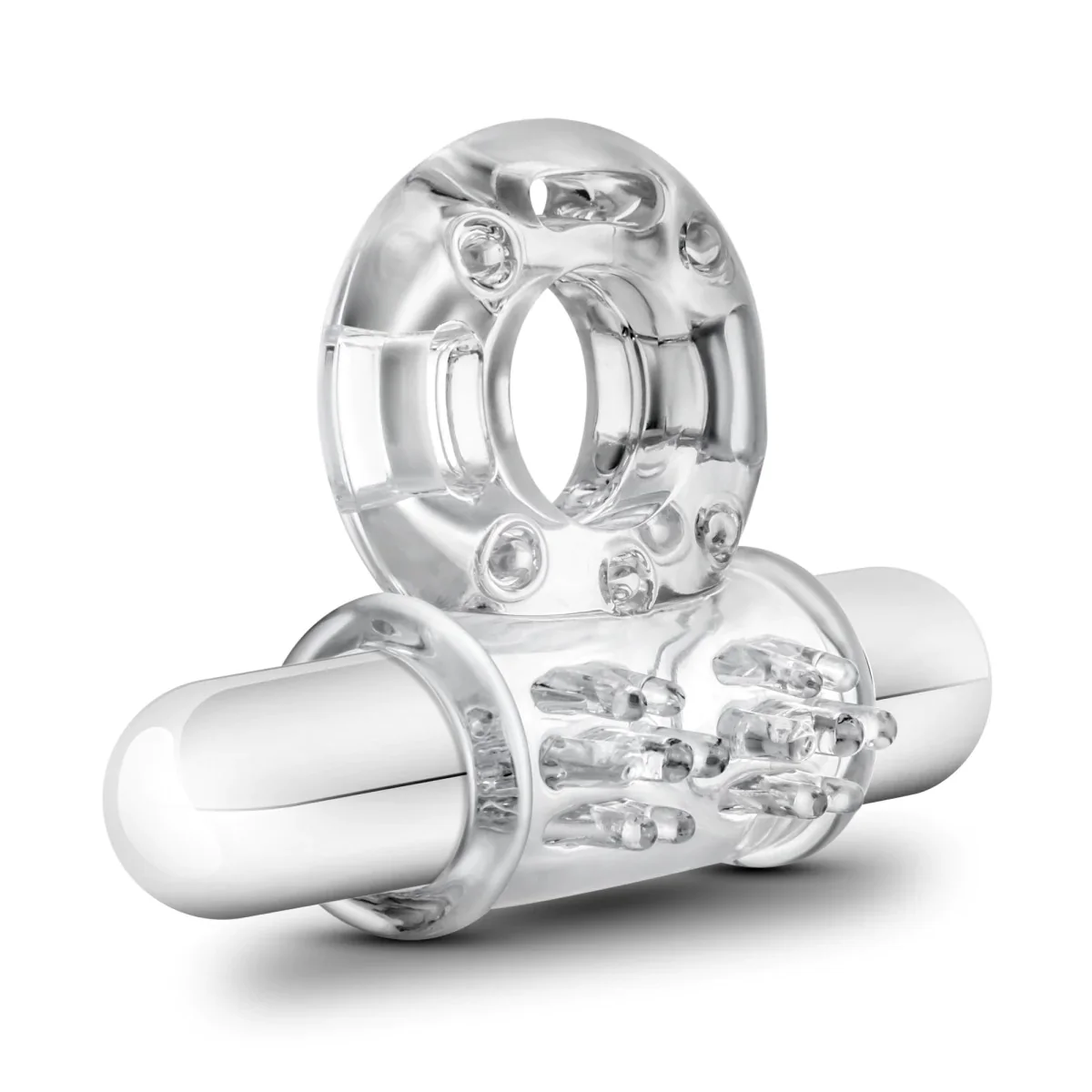 Stay Hard Bull Ring 3-In-1 Clear 10-Function Vibrating Penis Ring - Image 5