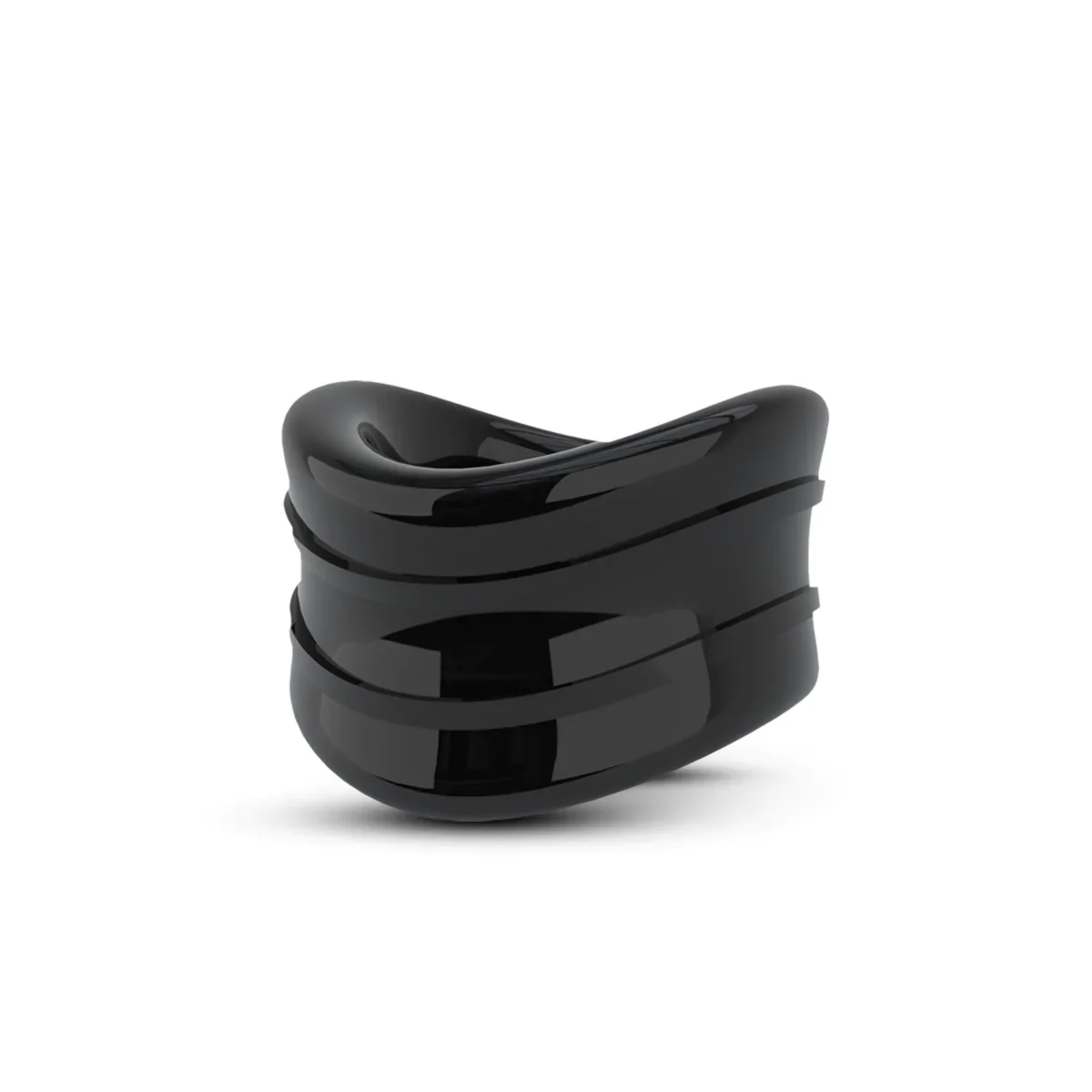 Stay Hard Snug Black Beef Ball Stretcher 1-Inch Diameter - Image 2