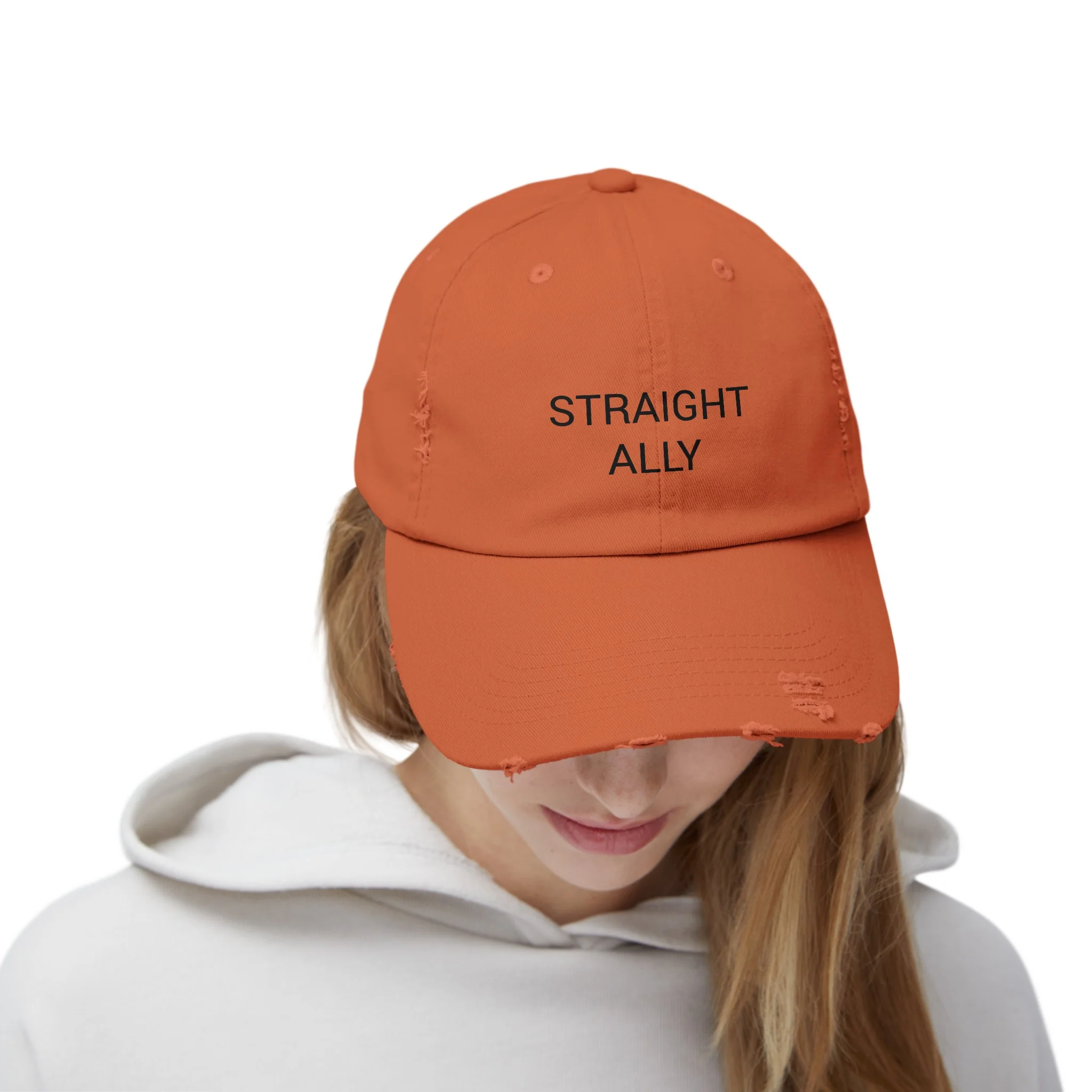 STRAIGHT ALLY Distressed Cap in 6 colors - Image 12