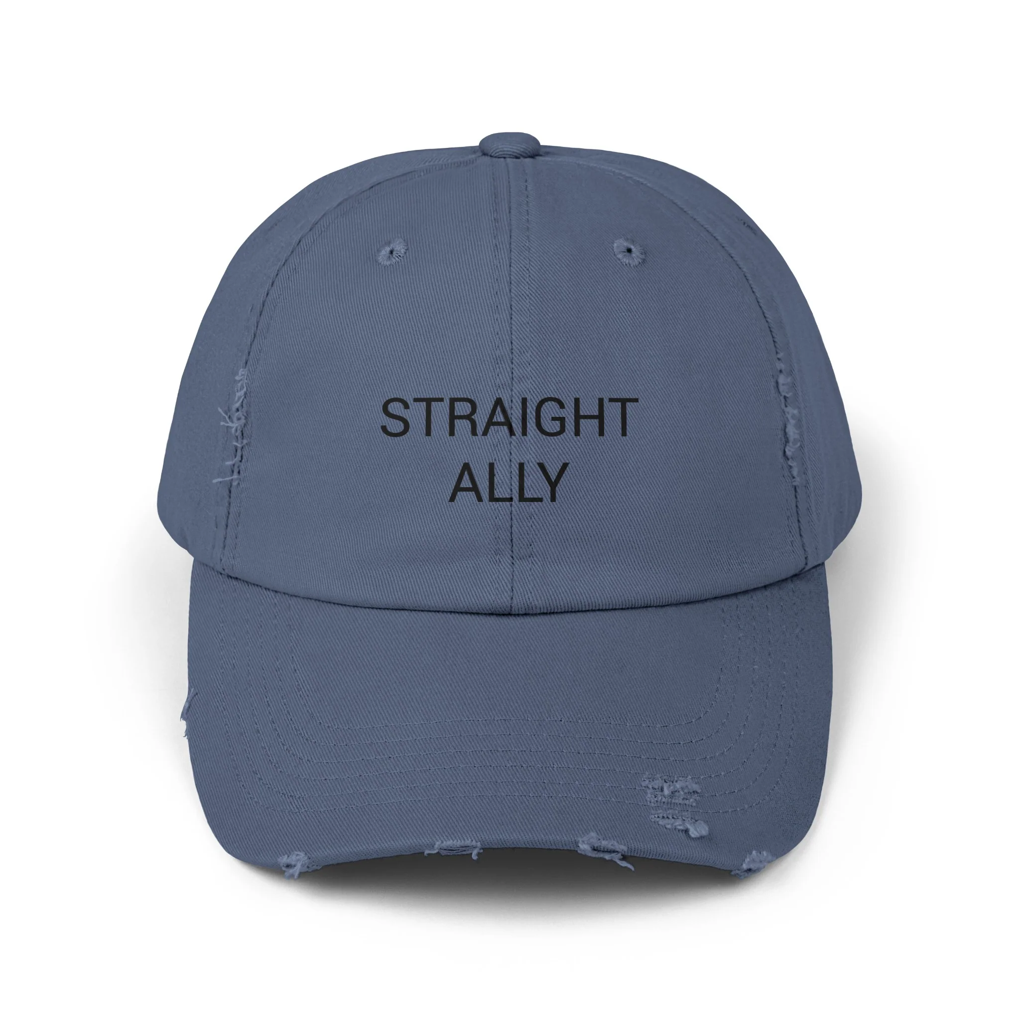 STRAIGHT ALLY Distressed Cap in 6 colors - Image 5