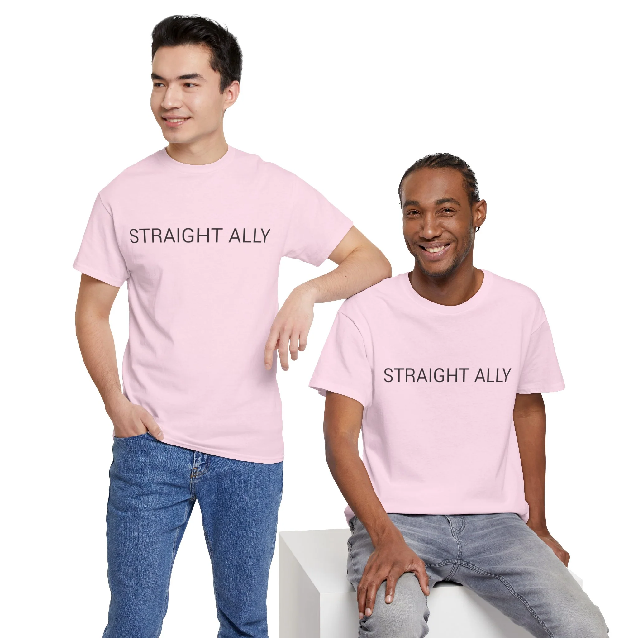 STRAIGHT ALLY TEE BY CULTUREEDIT AVAILABLE IN 13 COLORS - Image 88