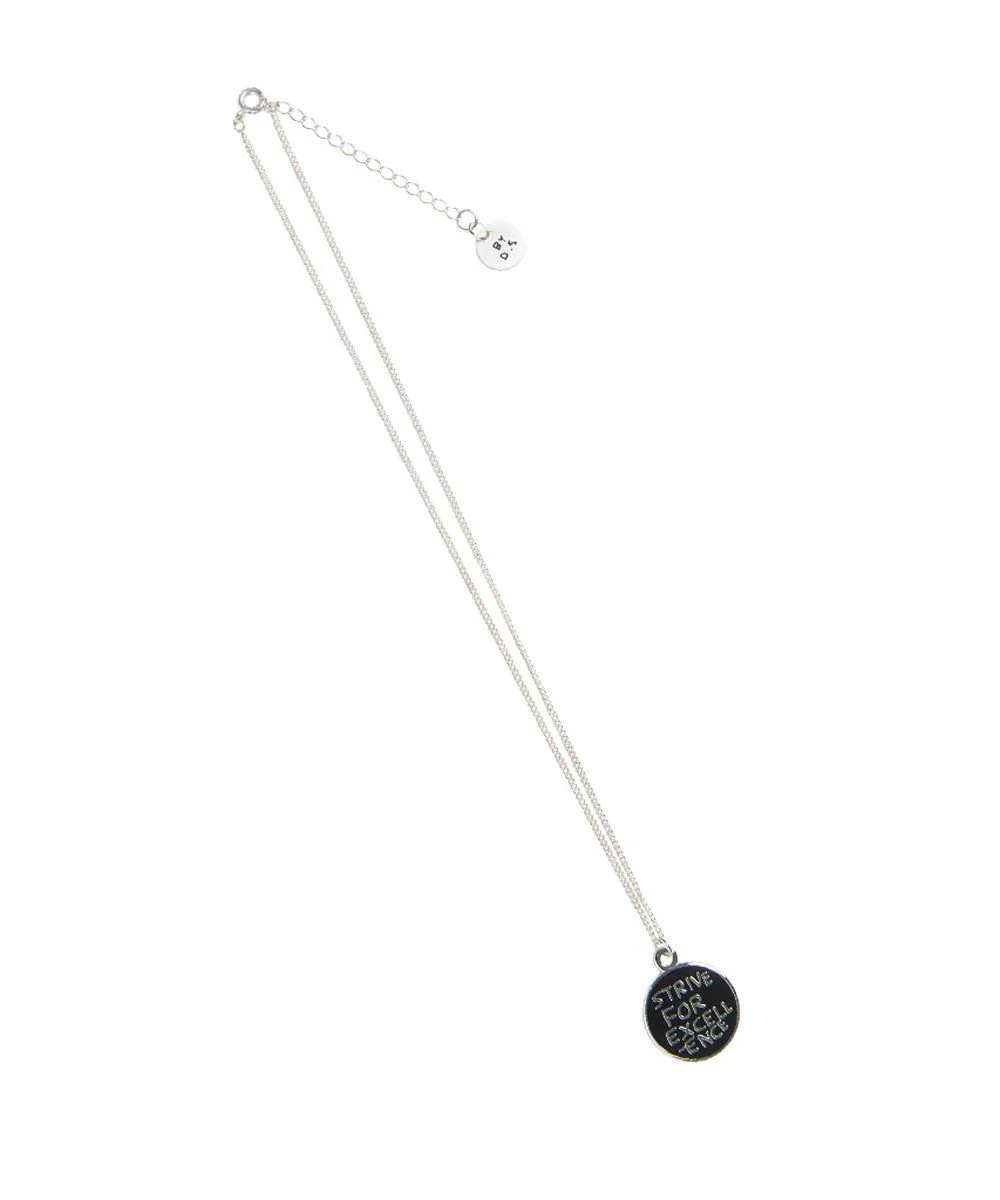 Strive for Excellence Necklace by David Shrigley x Third Drawer Down