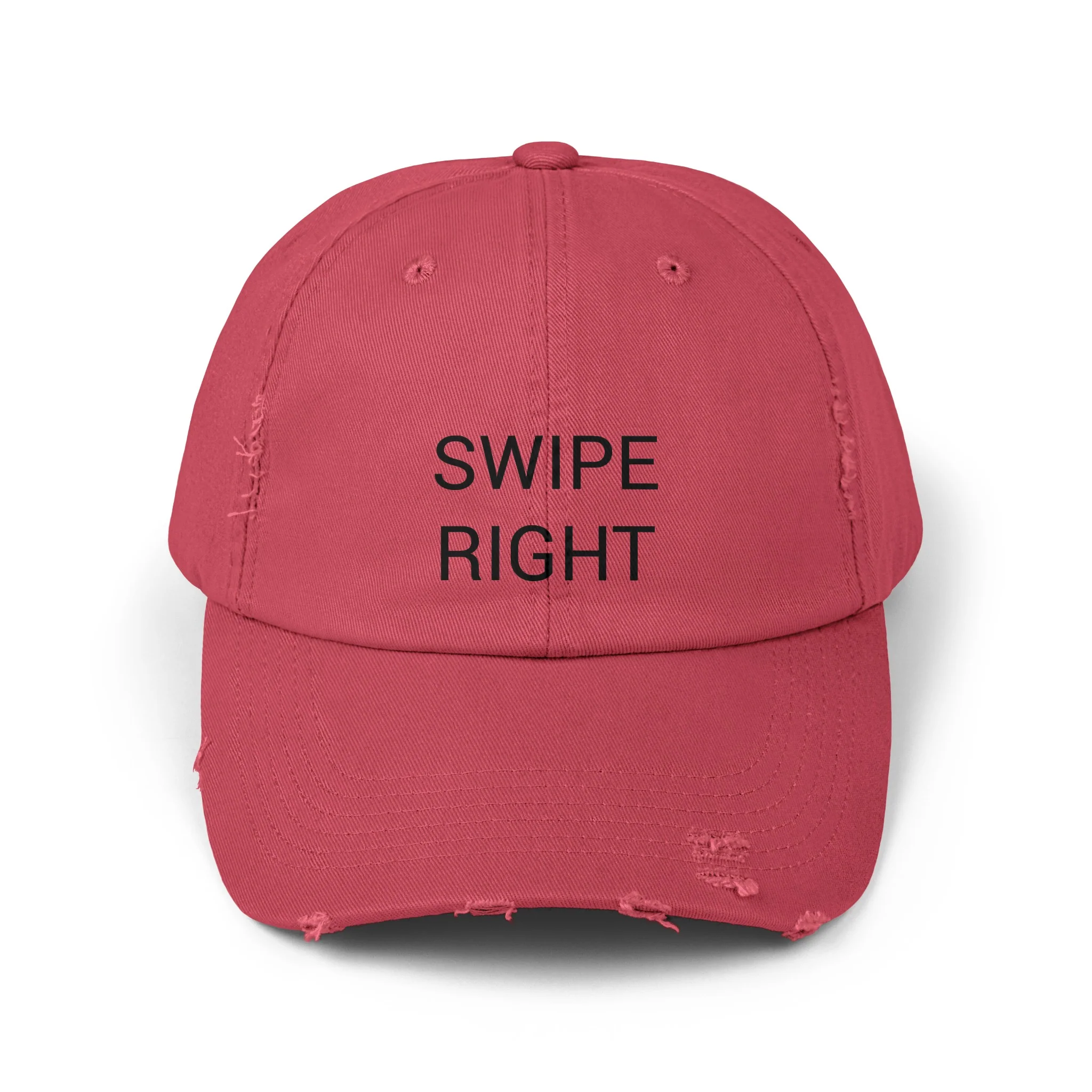 SWIPE RIGHT Distressed Cap in 6 colors - Image 2