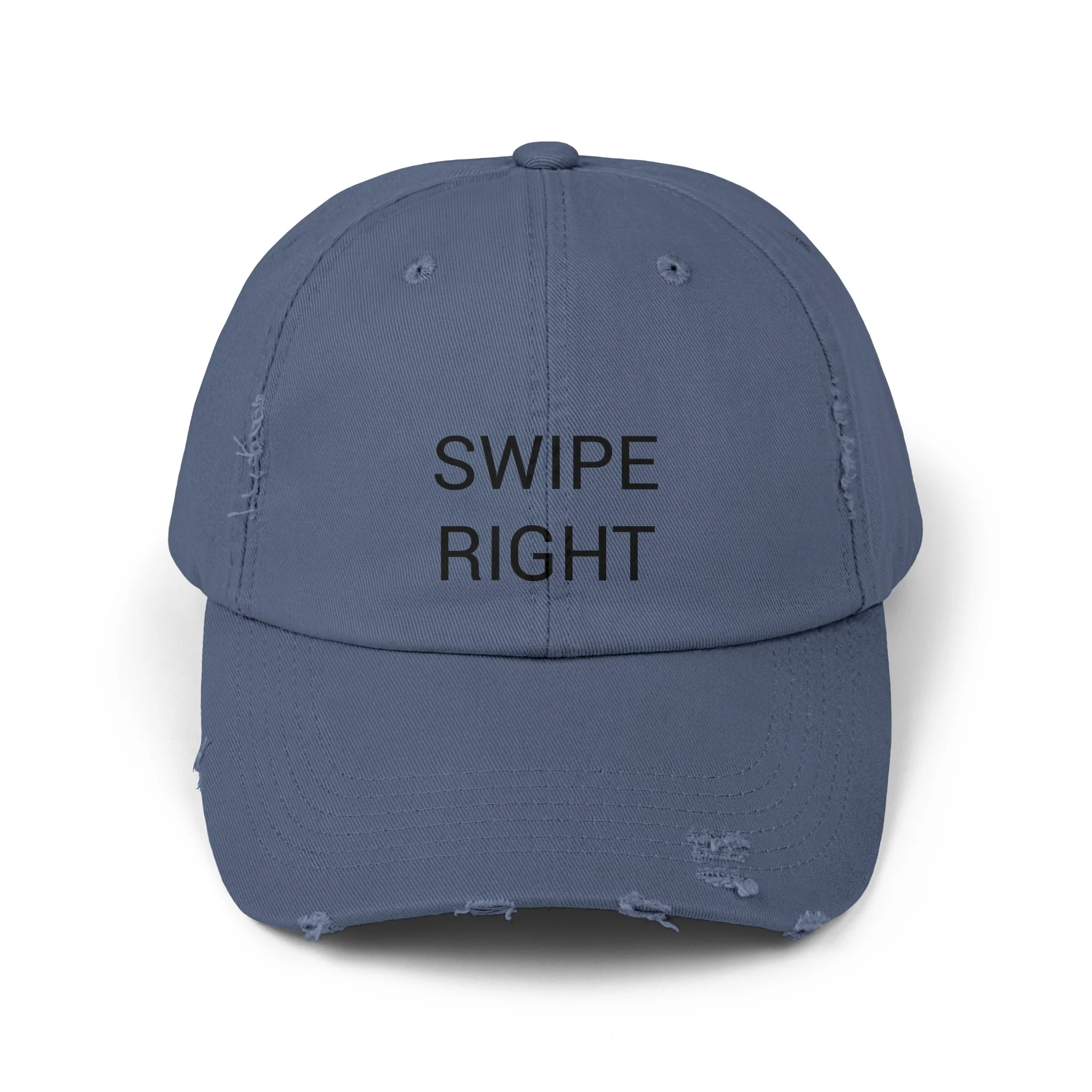 SWIPE RIGHT Distressed Cap in 6 colors - Image 5