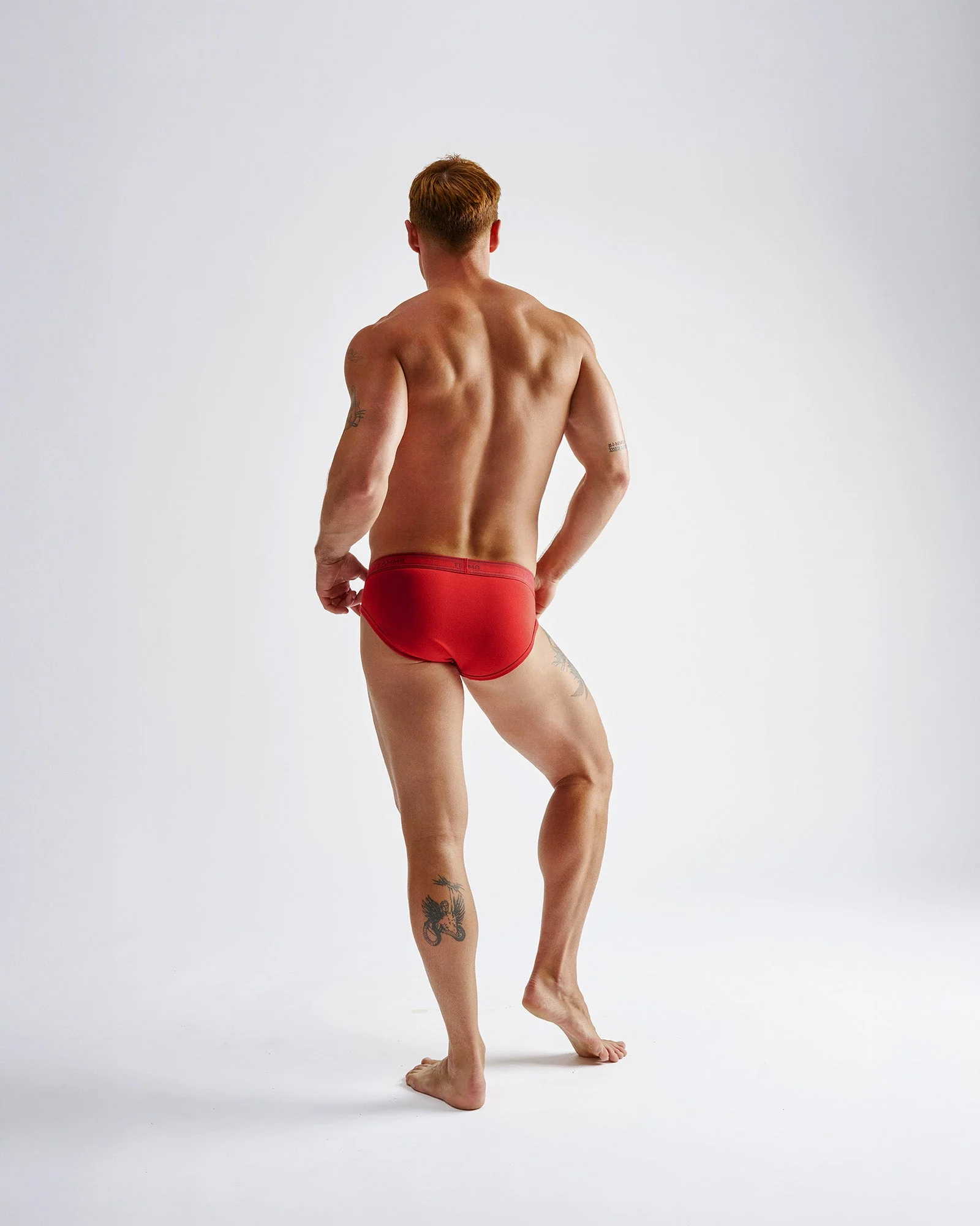 TEAMM8 Cotton Classic Brief - Crimson - Image 3