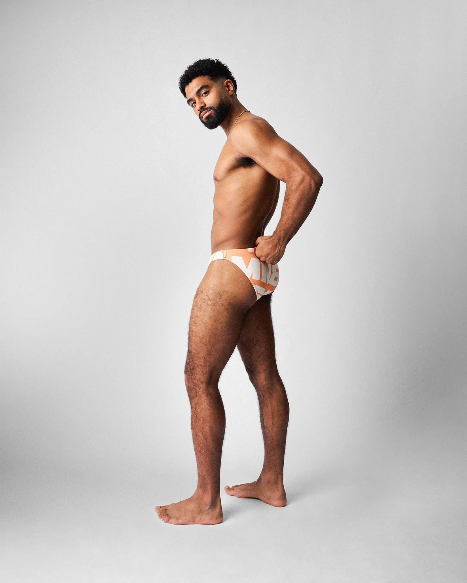 TEAMM8 Headliner Bikini Swim Brief - Orange - Image 3