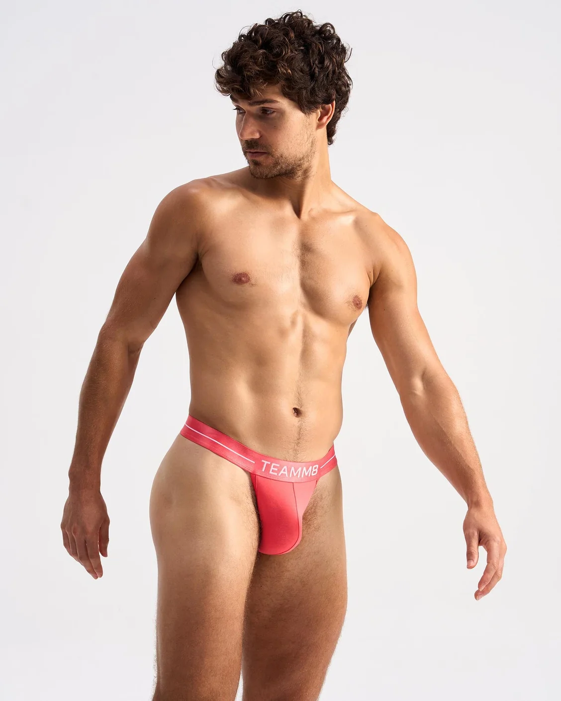 TEAMM8 Icon Thong - Coral - Image 3