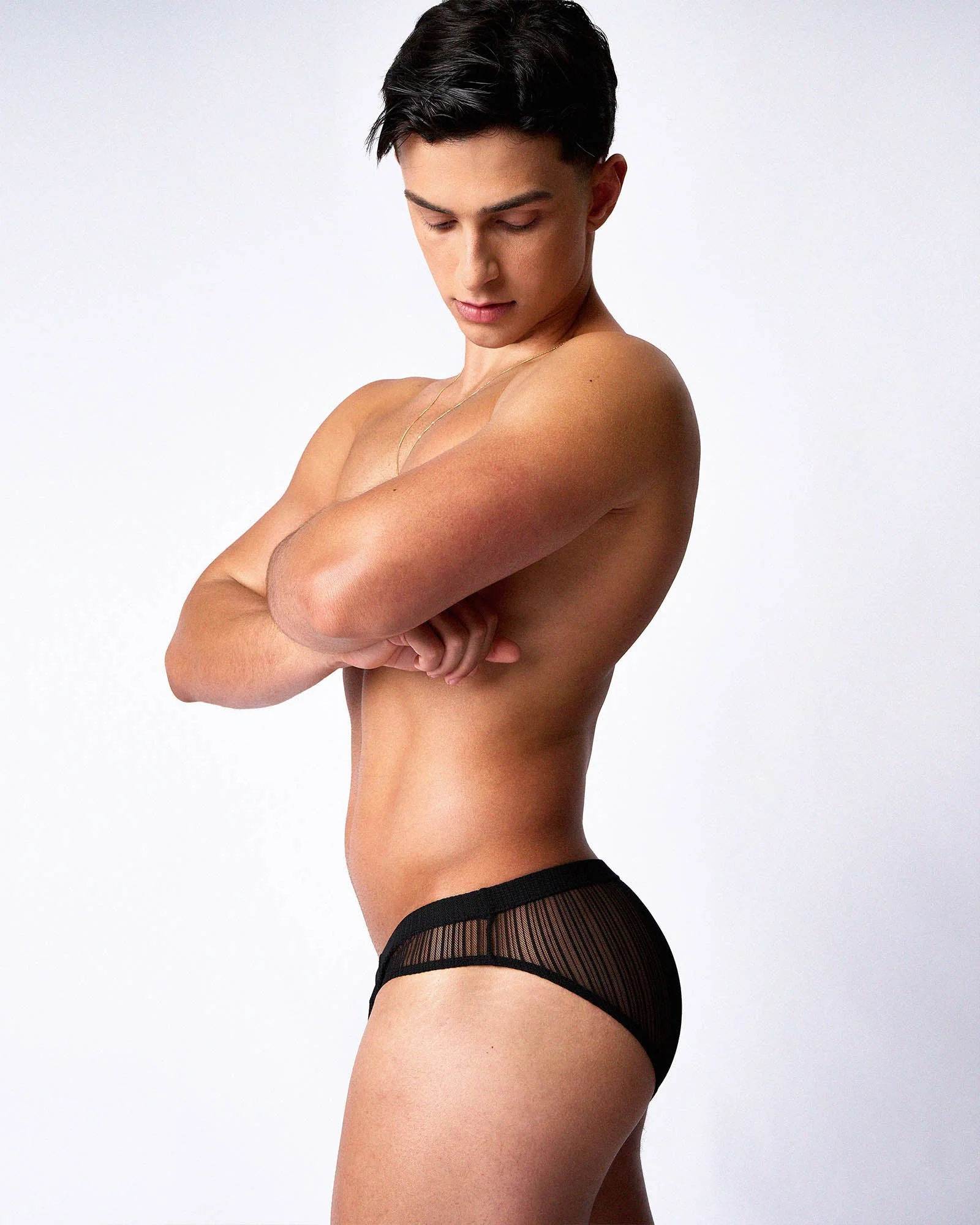 TEAMM8 Romeo Sheer Bikini Brief - Dusk - Image 24