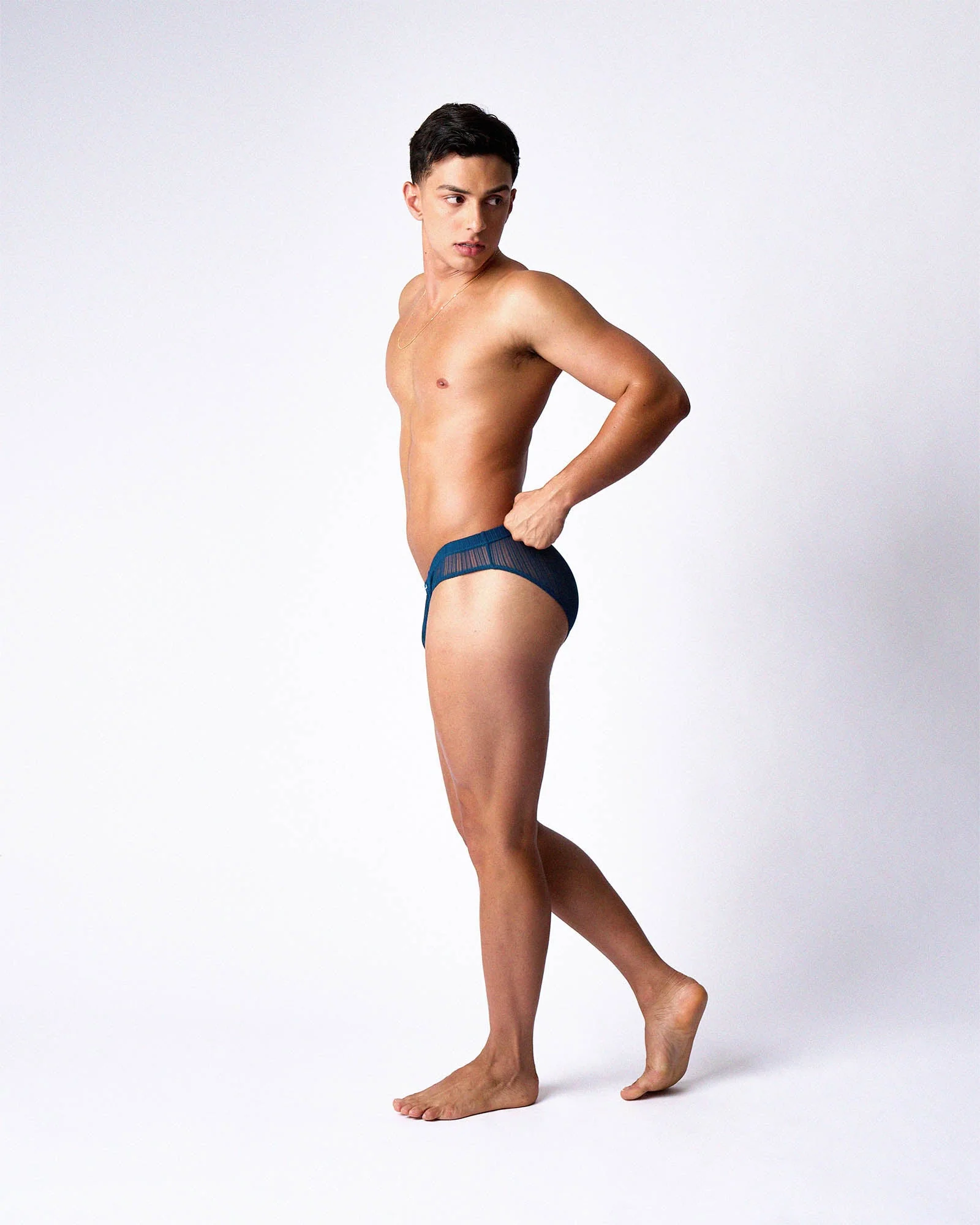 TEAMM8 Romeo Sheer Bikini Brief - Dusk - Image 17