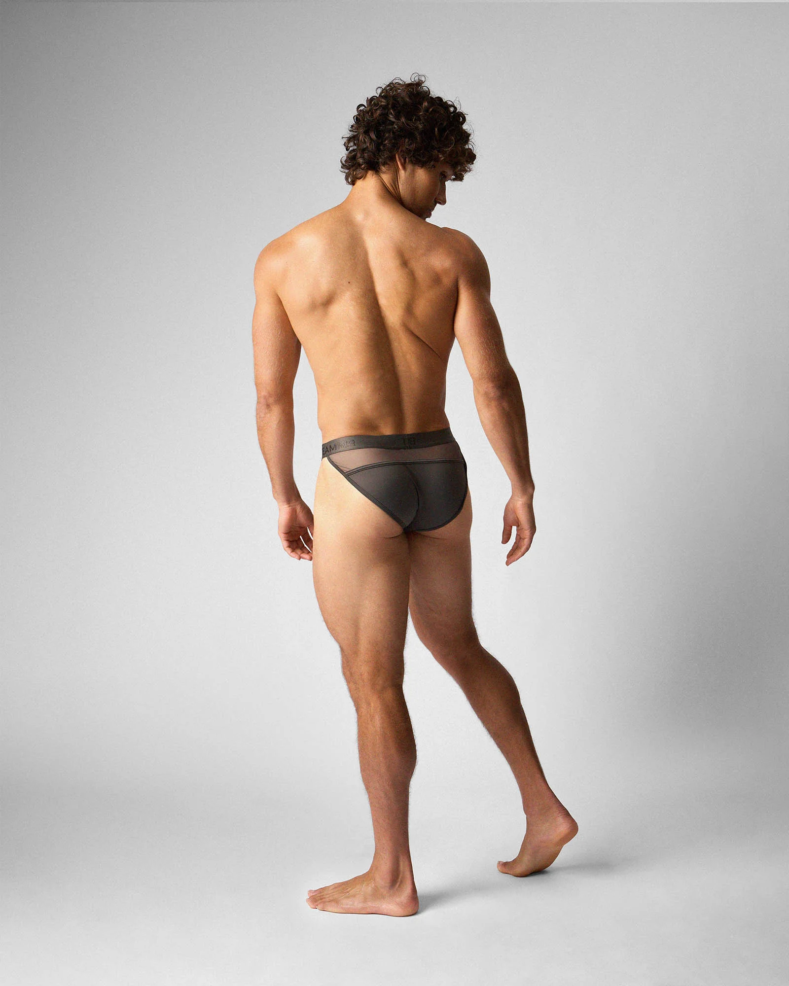 TEAMM8 Score Sheer Sports Brief - Pewter - Image 3