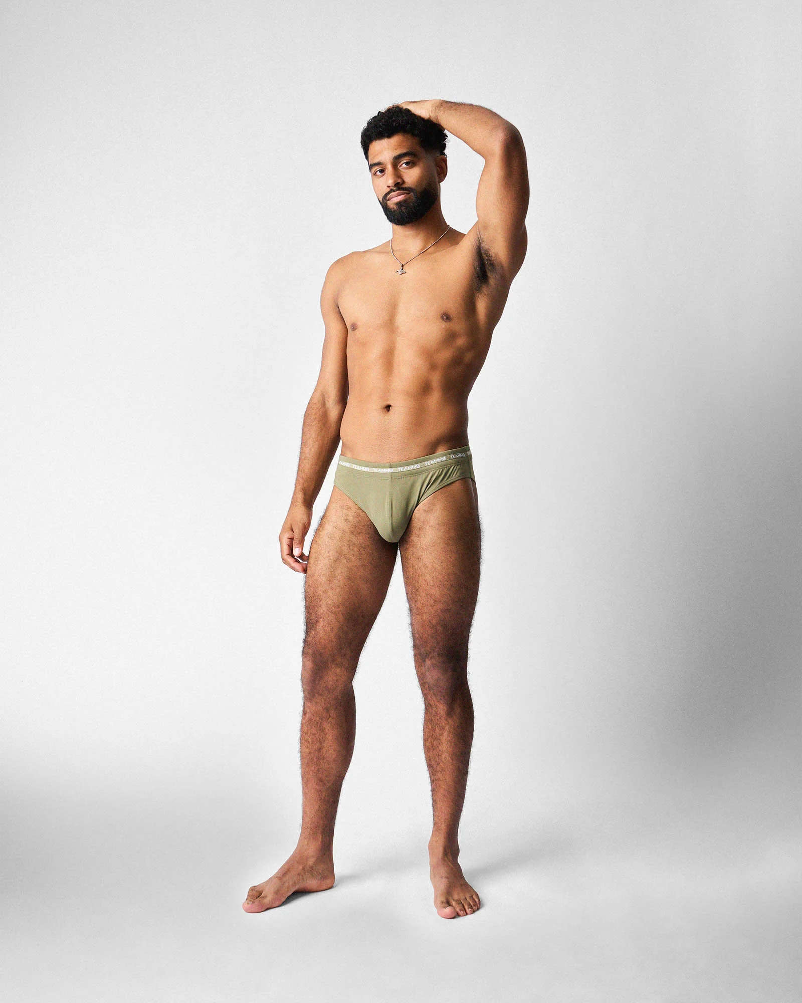 TEAMM8 Ultra Swim Brief - Army - Image 2
