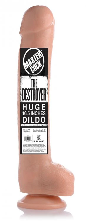 The Destroyer 16.5 Inch Dildo Flesh - Image 7