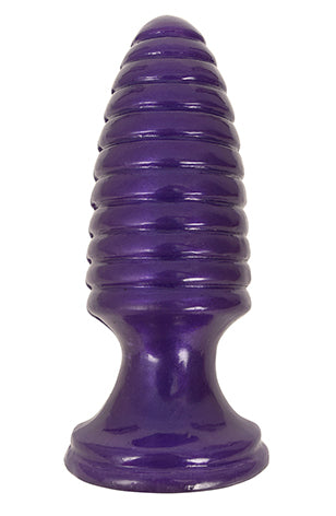 The Marshall Ribbed Butt Plug - Purple - Image 4