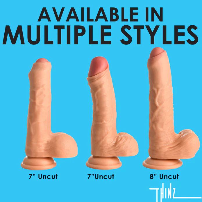 Thinz 7" Dildo with Foreskin - Image 7