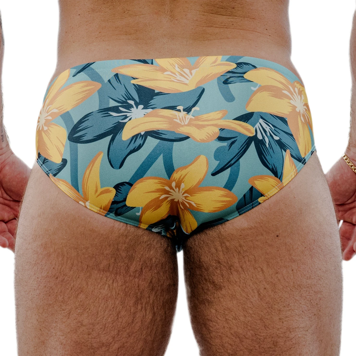 THK Hibiscus Swim - Yellow - Image 3