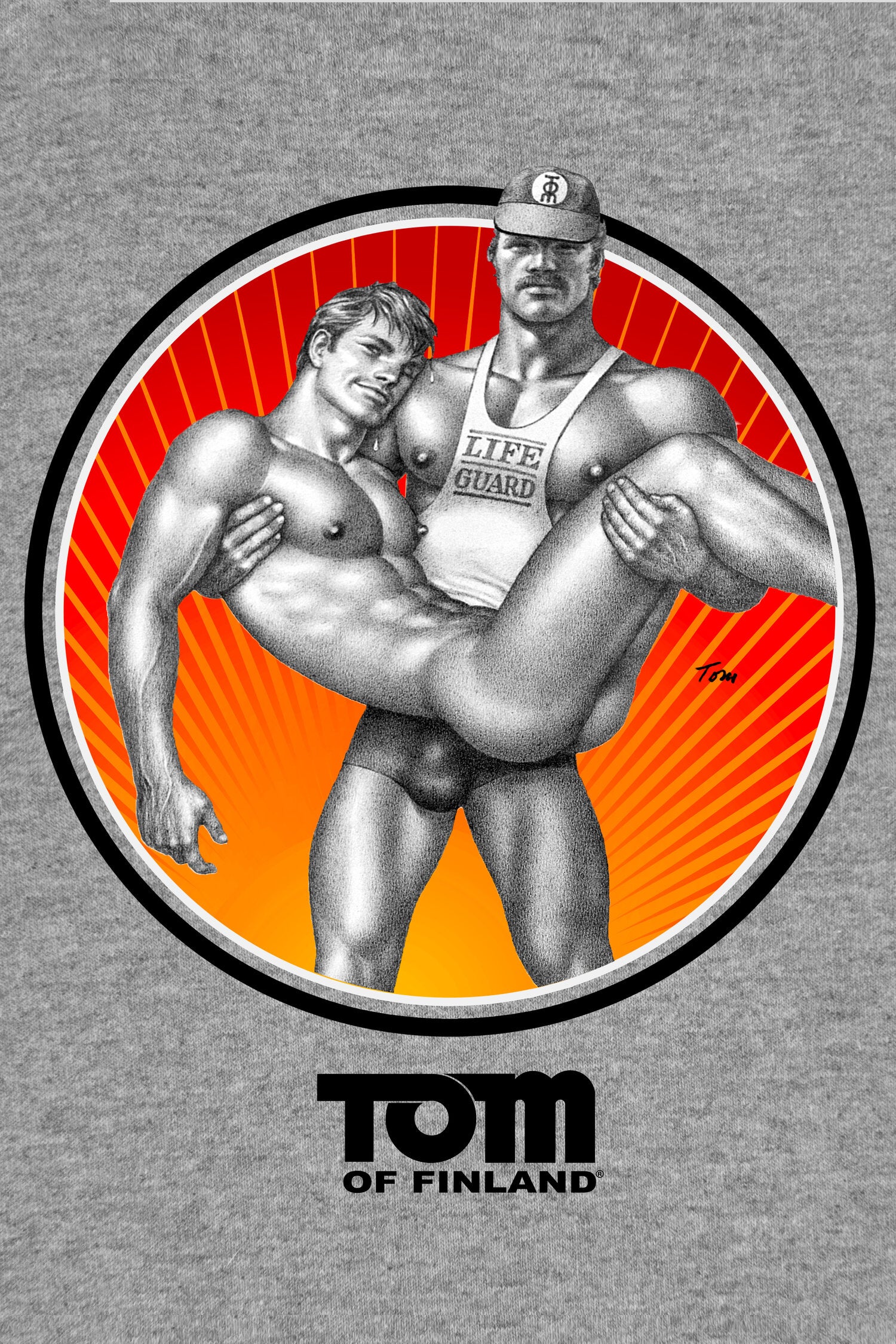 Tom of Finland Lifeguard Sweatshirt by Peachy Kings - Image 12