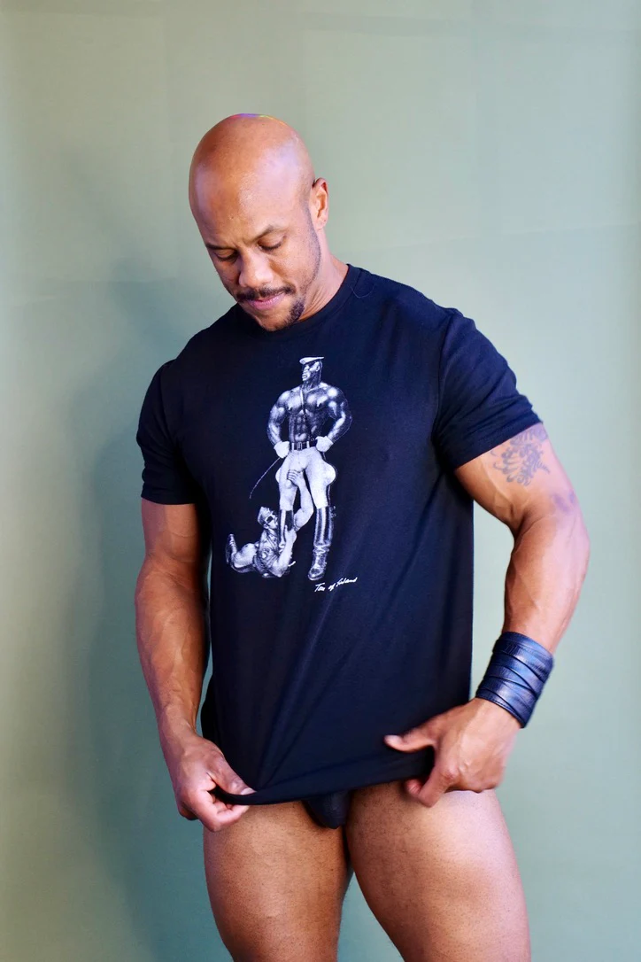 Tom of Finland WORSHIP T-Shirt Black - Image 6