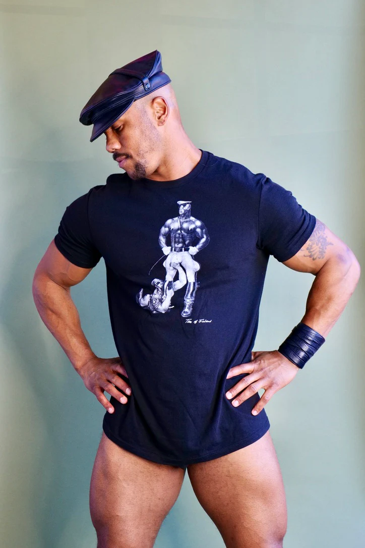 Tom of Finland WORSHIP T-Shirt Black - Image 8