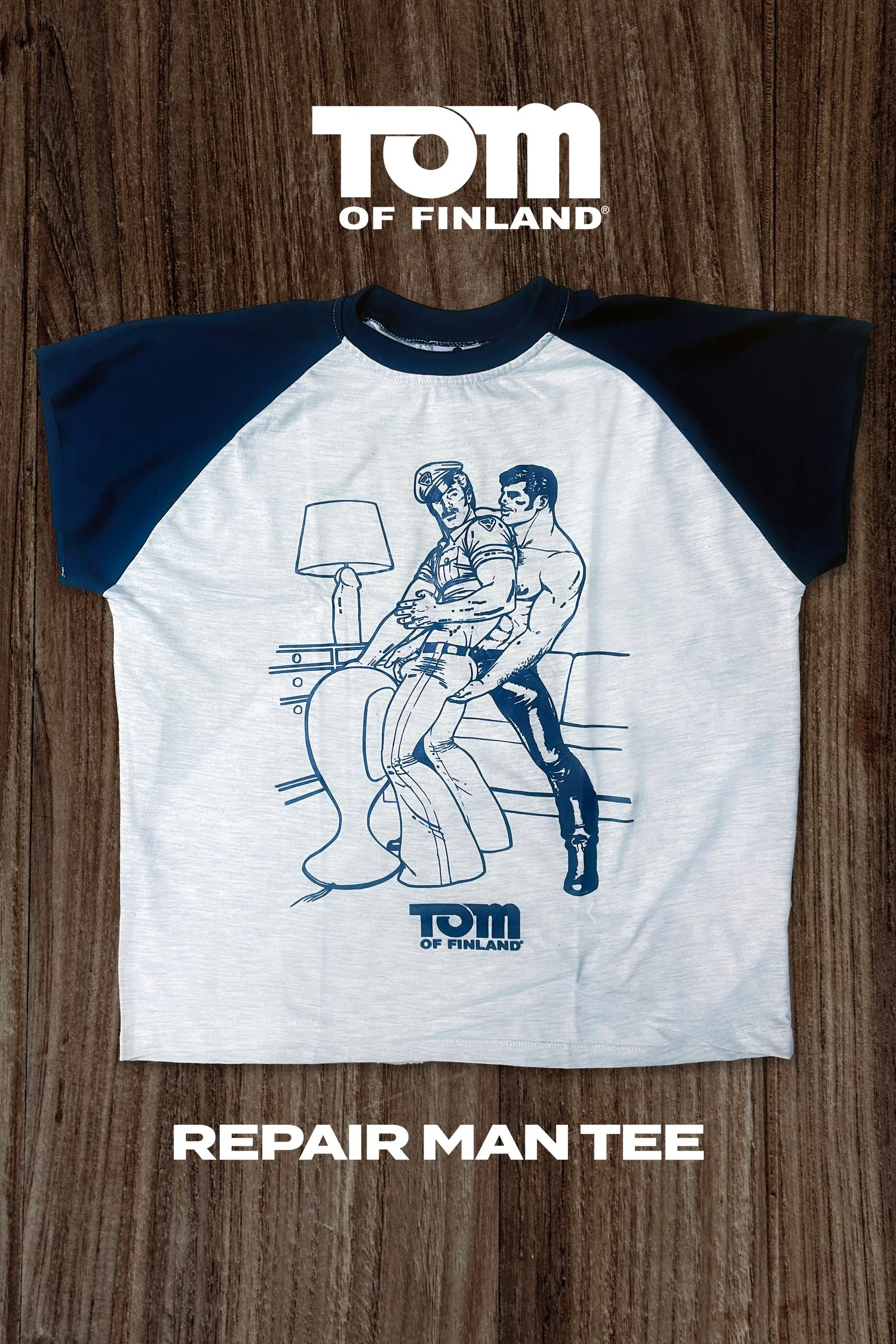 Tom of Finland Repair Man Ringer Tee - Image 2