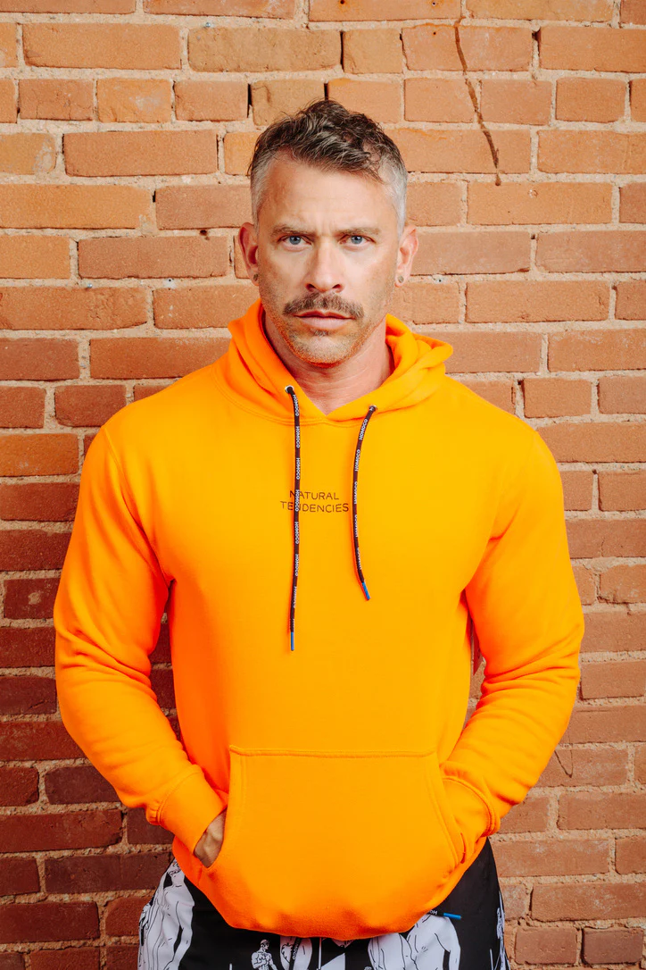 Tom of Finland Safety Orange Lover of Many Hoodie By HOMOCO - Image 13