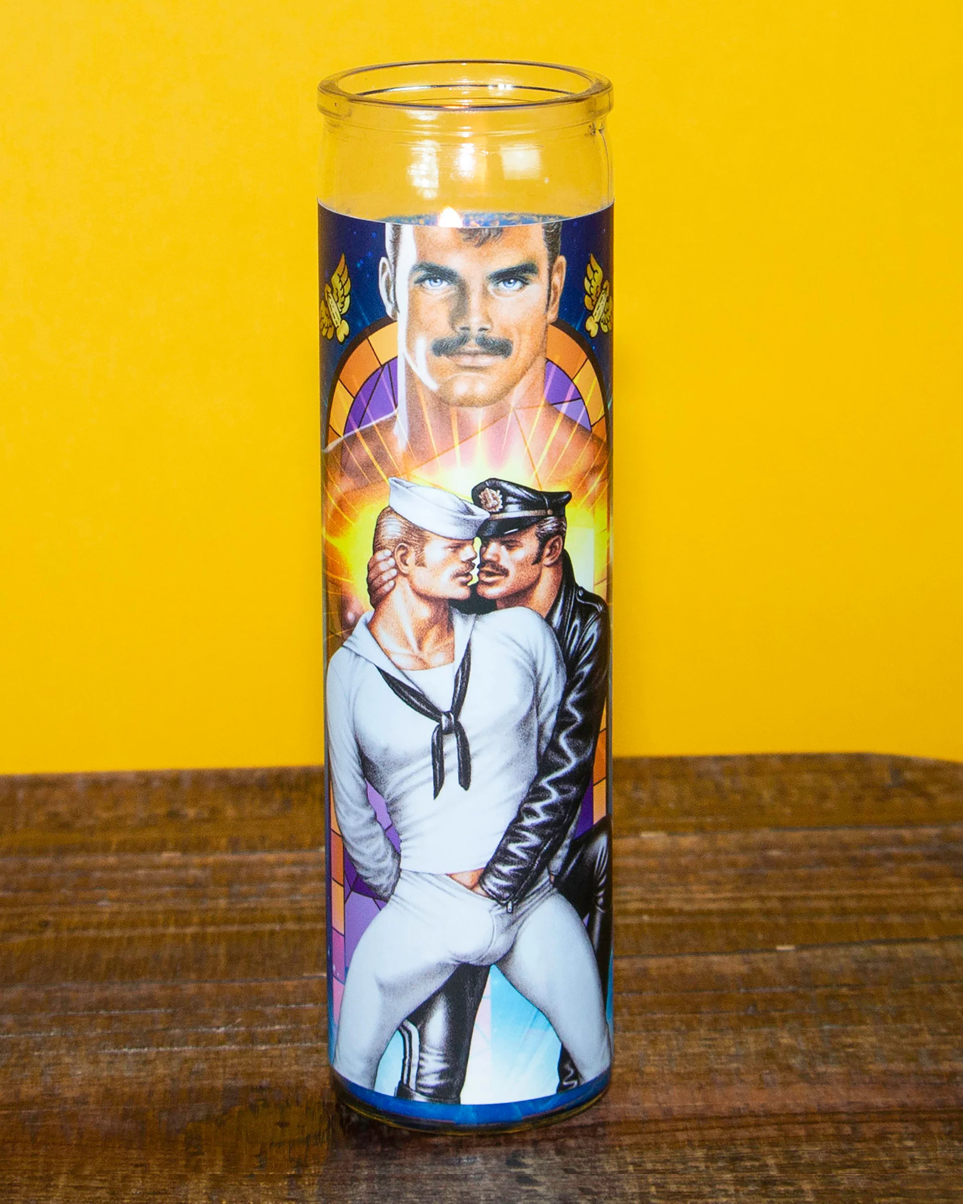 Tom of Finland "SAINT LEATHERMAN" Prayer Candle by Peachy Kings - Image 7