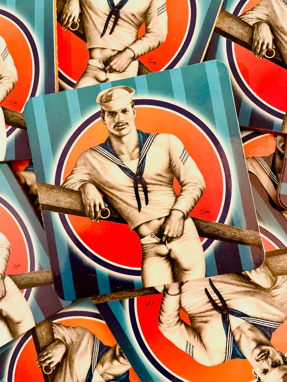 Tom of Finland Salty Seaman Coaster - Image 2
