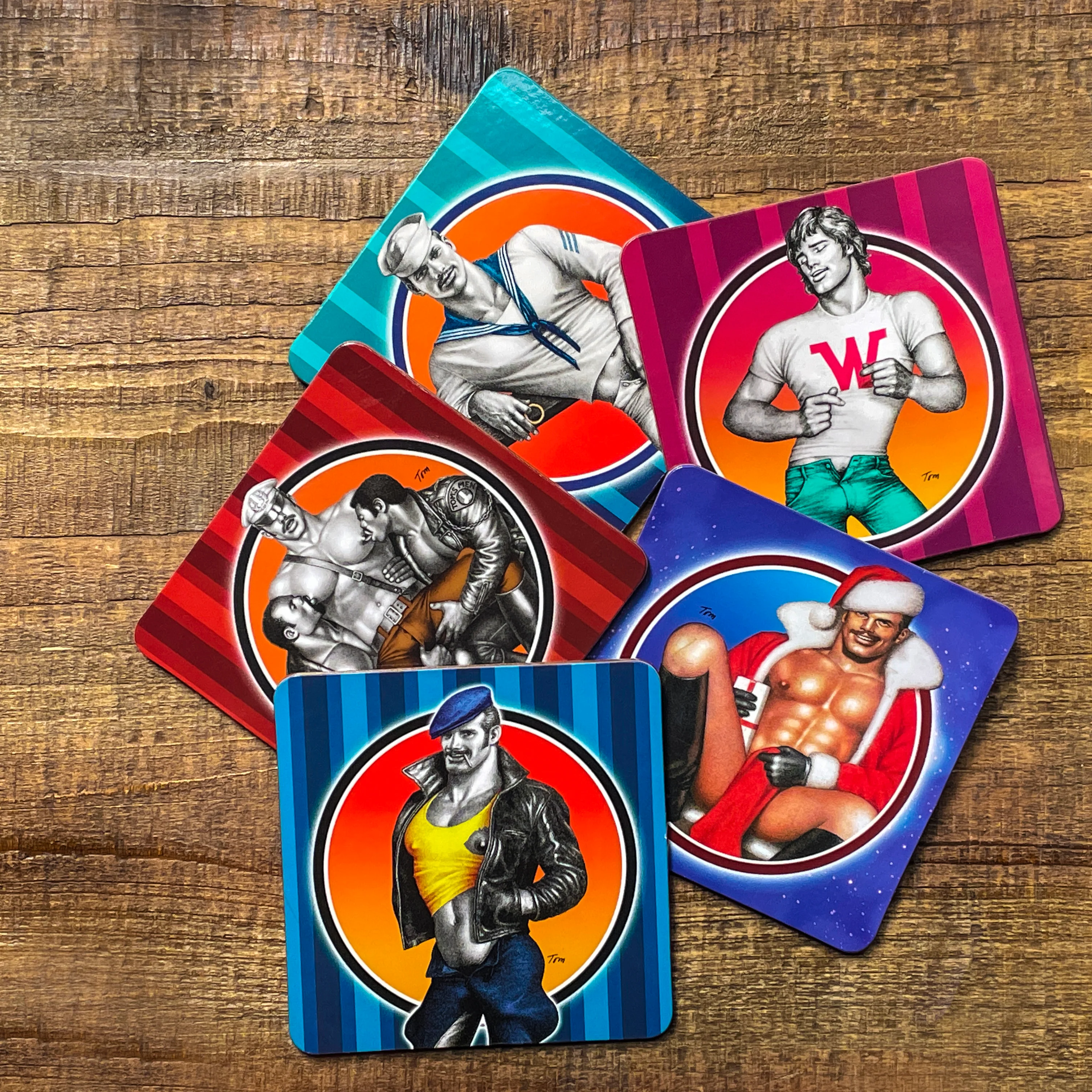 Tom of Finland Sexy Santa Coaster - Image 2
