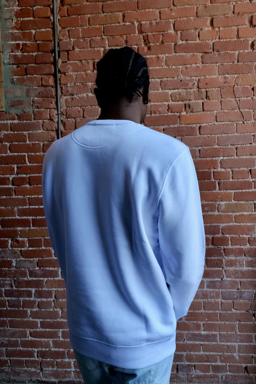 TOM OF FINLAND x WE ARE SPASTOR BIKER HEAD SWEATSHIRT - WHITE - Image 9