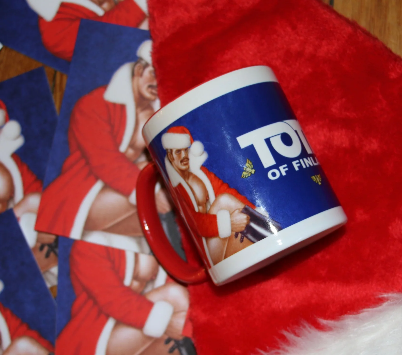 Tom of Finland XMAS Coffee Mug by Peachy Kings - Image 10