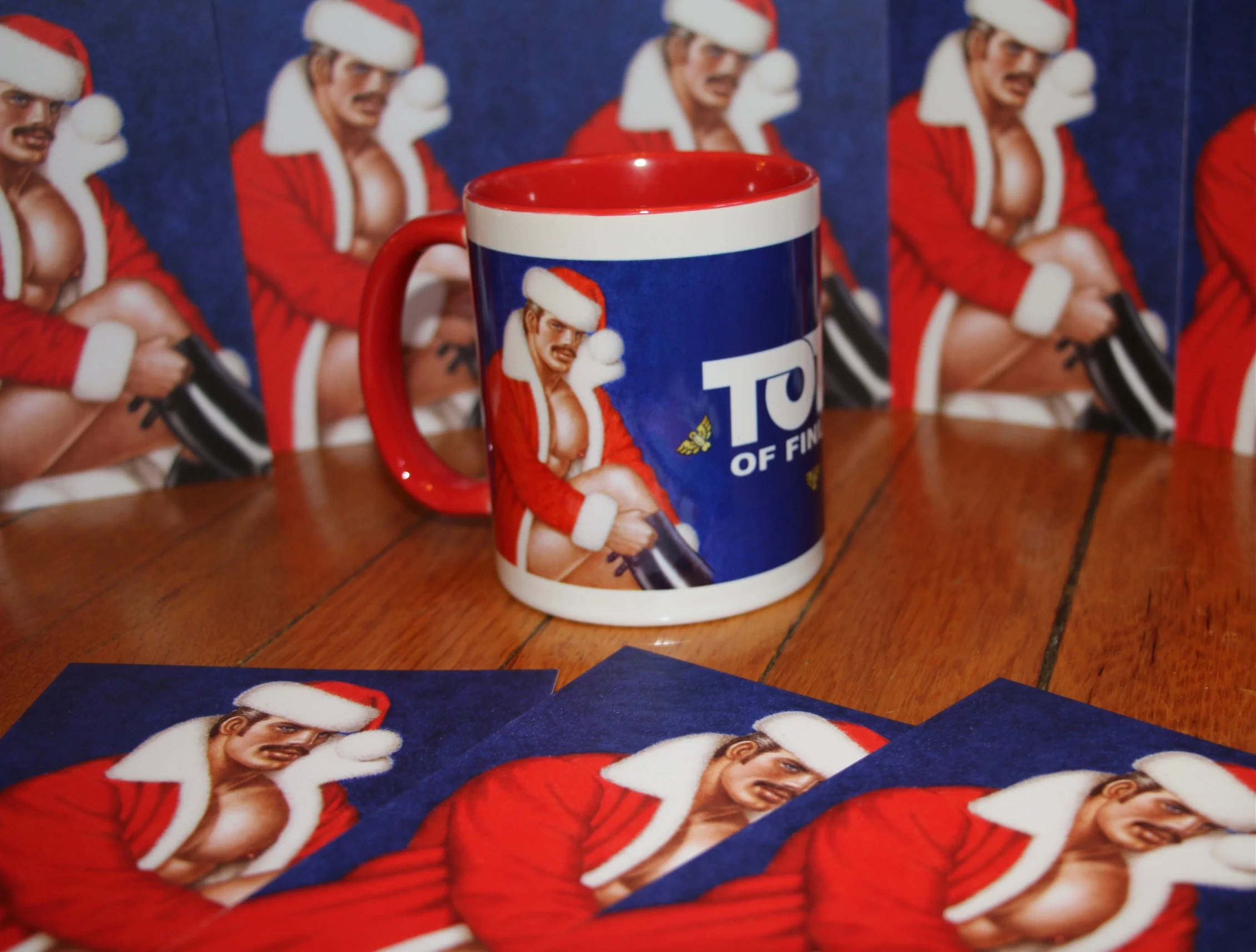 Tom of Finland XMAS Coffee Mug by Peachy Kings - Image 11