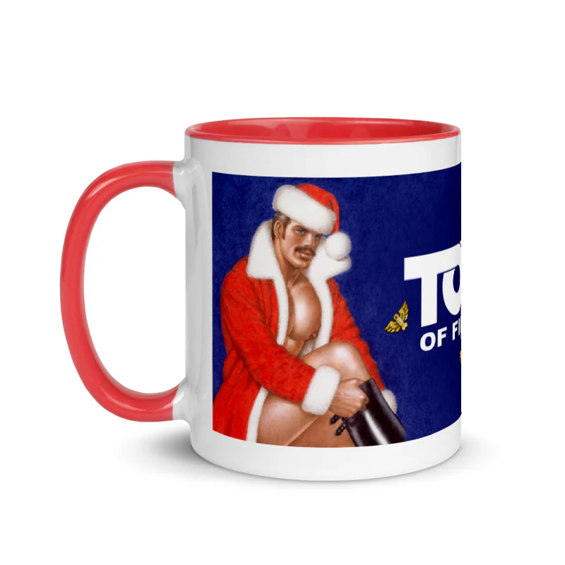 Tom of Finland XMAS Coffee Mug by Peachy Kings - Image 2