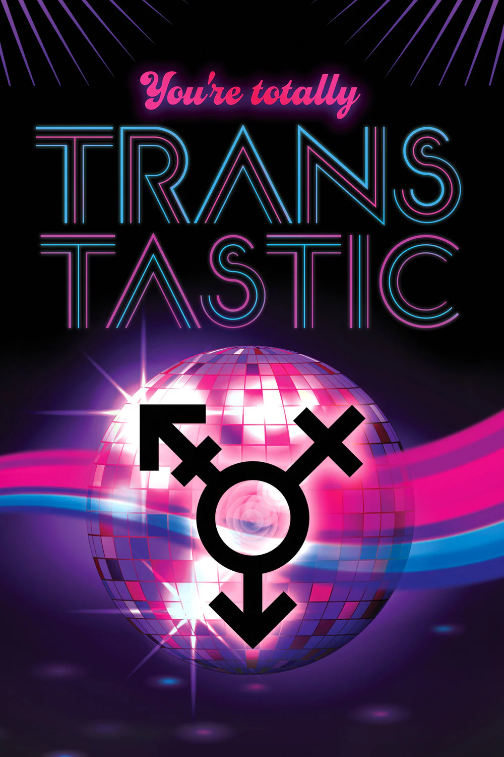 TRANS TASTIC QUEER GREETING CARD BY KWEER CARDS - Image 2