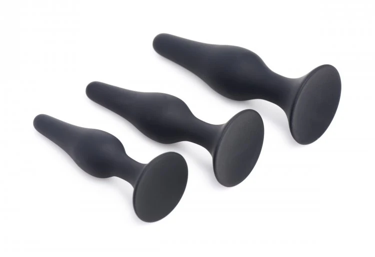 Triple Spire Tapered Silicone Anal Trainer Set by Master Series - Image 2