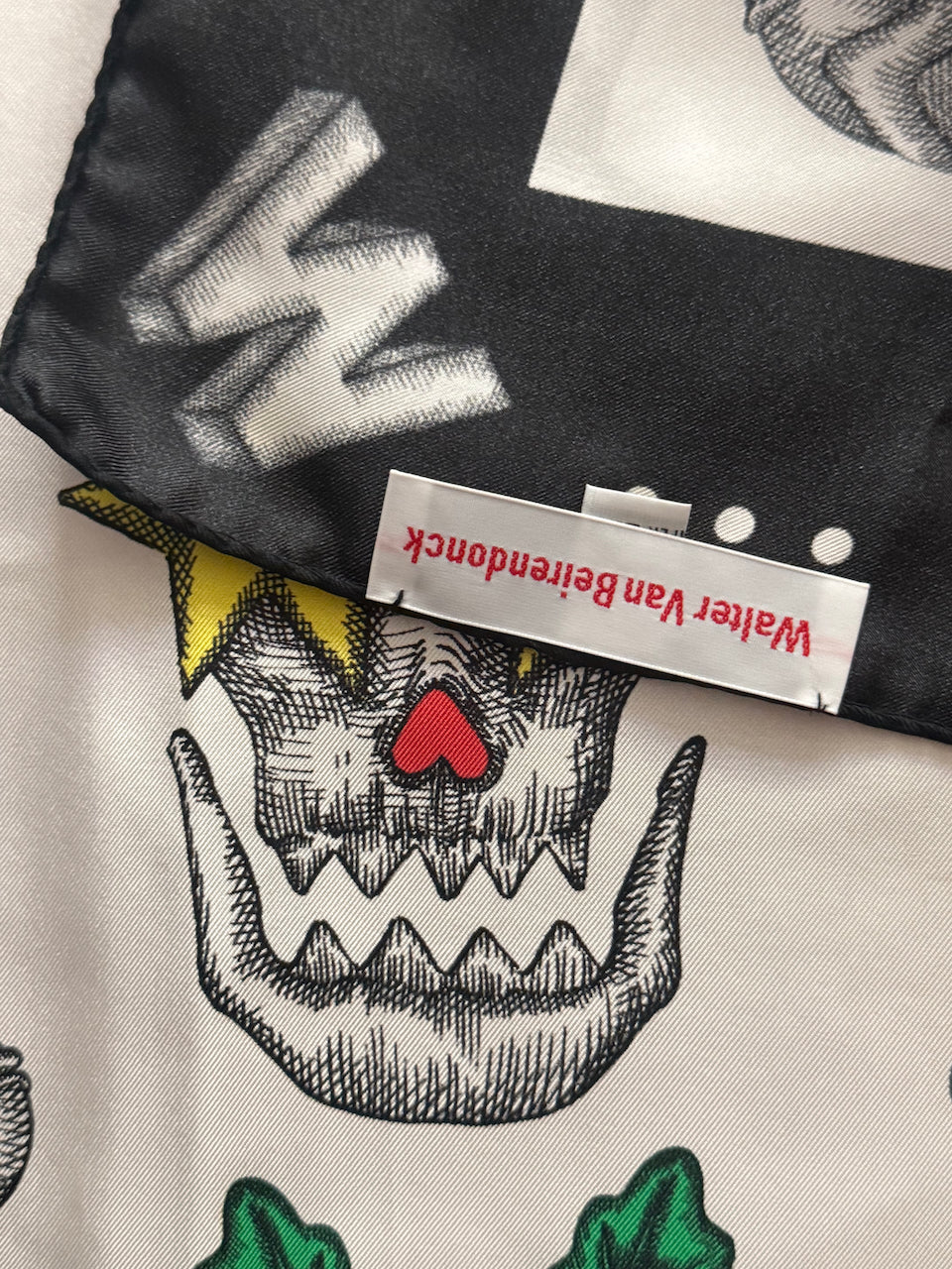 Walter Van Beirendonck Crown Bandana - Black - Image 3