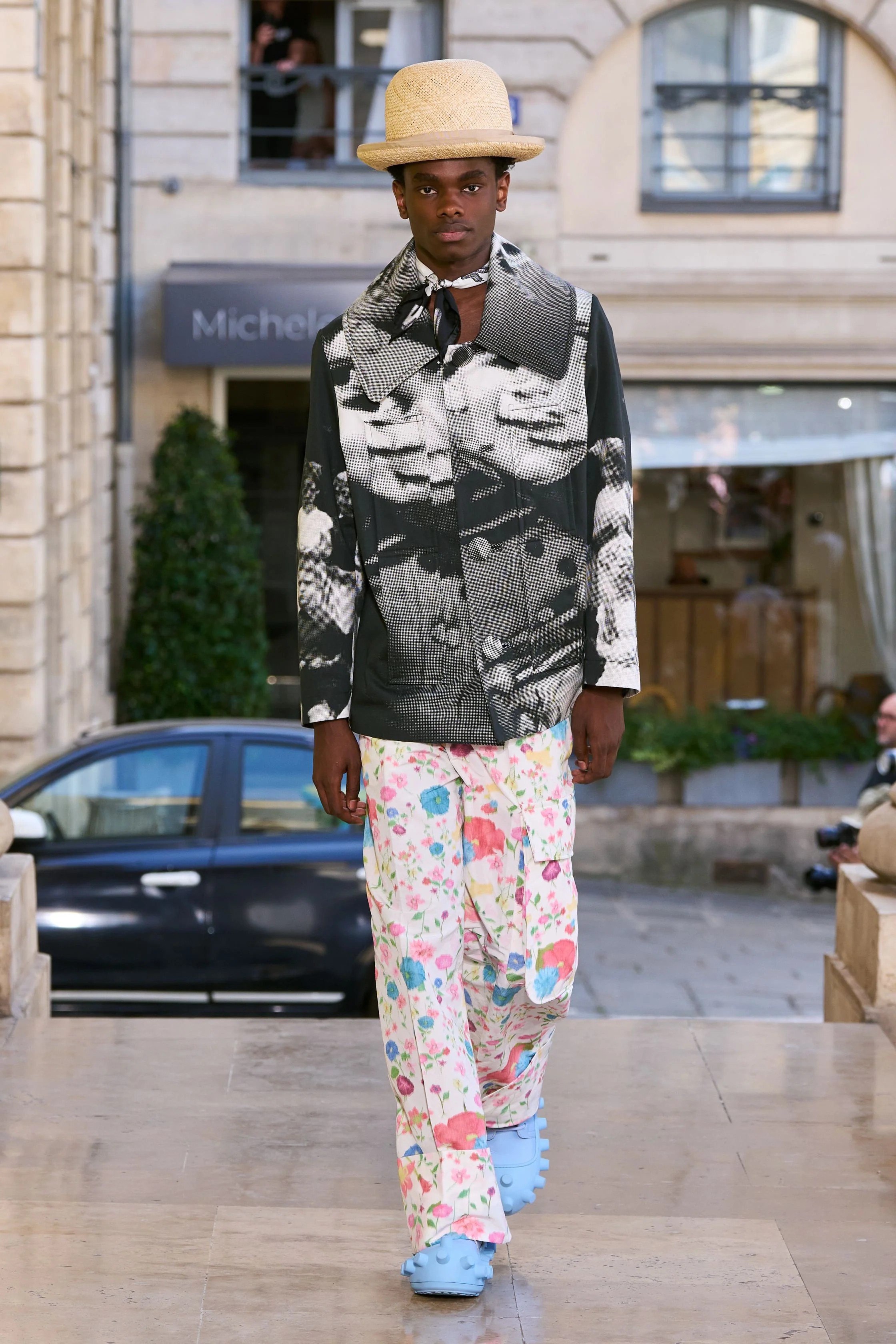 Walter Van Beirendonck Crown Bandana - Black - Image 4